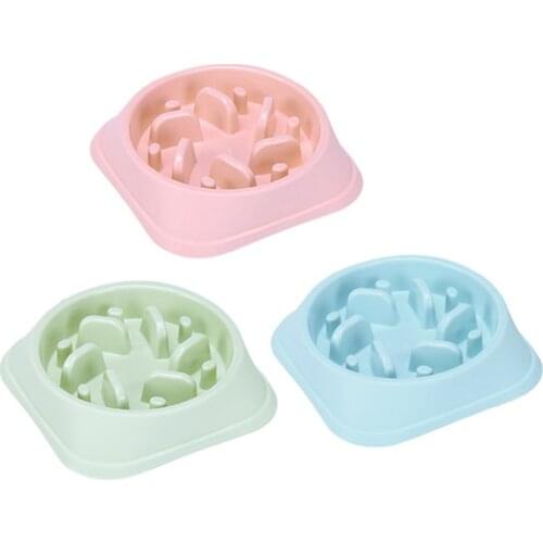 Dog Slow Feeder Bowl Non Slip Puzzle Anti Gulping Pet Food Feeding Dishes Interactive Bloat Stop