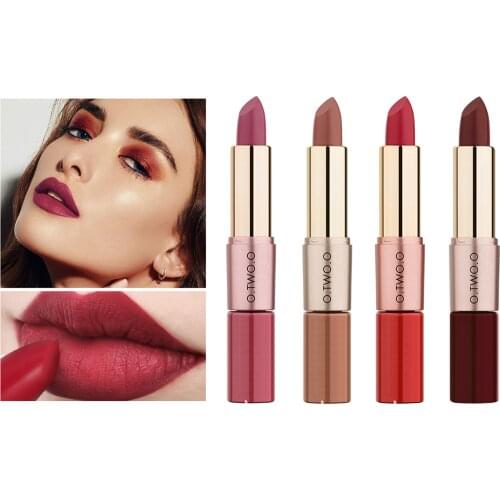 2 in 1 Matte Lipstick Lip Gloss Lipgloss Set Lip Moisturizer Cosmetics Long Lasting Makeup Lipstick Matte Lipstick Set
