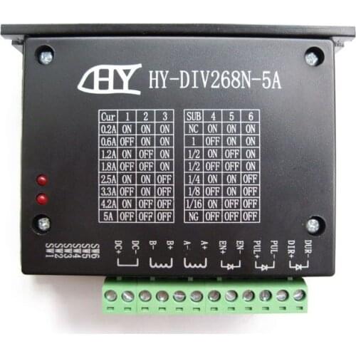 New CNC Single Axis TB6600 0.2 - 5A Two Phase Hybrid Stepper Motor Driver Controller