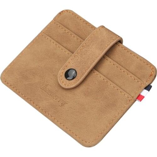 New Slim PU Leather Wallet Men Magic Wallets Designer Small Purse Male Hasp Vallet Retro Card Holder Mini Holders Carteira
