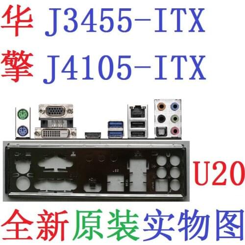 Original IO I/O Shield BackPlate Blende Bracket For ASRock J3455-ITX J4105-ITX