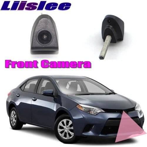 LiisLee Car Front Camera Grille Logo Camera For Toyota Corolla E160 / E170 2012-2018 DIY Manually Control Channel Front Camera