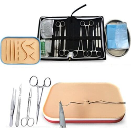 Medical Silicone skins Pad Suture Wound Module Surgical Suture Practice kit
