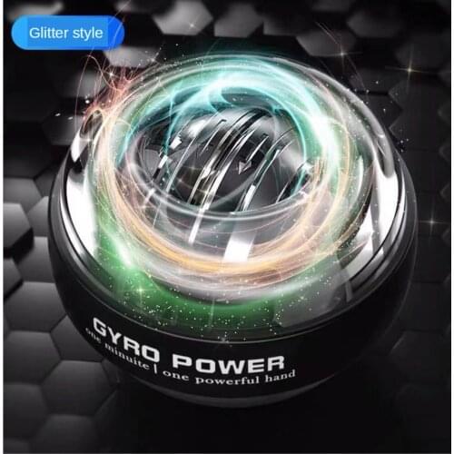 Self-starting Powerball Wrist Power Hand Ball Muscle Relax Spinning Wrist Trainer Exercise Equipment Strengthener with LED Light
