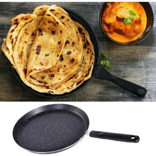 Non Stick Frying Pan Aluminum Alloy Crepe Pan Pancake Egg Steak Frying Pot Pizza Panckae Pans With Handle Cooking Tool Cookware