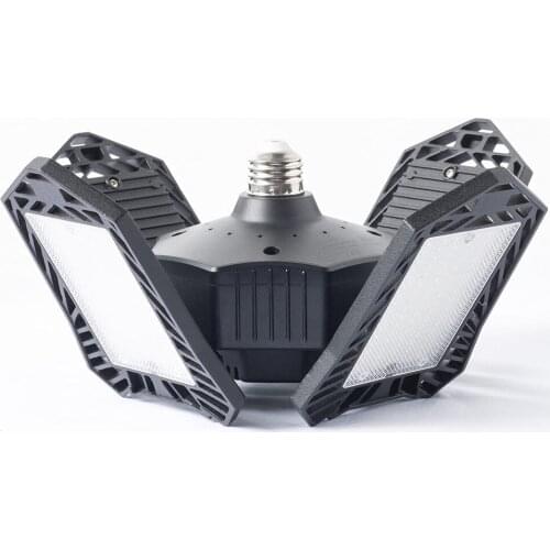 LED Garage Lighting 6500K LED Four Wings Garage Ceiling Light for Shop Workshop Warehouse Barn Basement Lighting