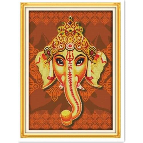 Stitch embroidery embroidery, proboscis, Fortuna manual needlework DMC embroidery thread with Chinese characteristics