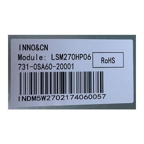 LSM270HP06 LSM270HP08 LSM270HP06-G01 Panel LCD Display Screen