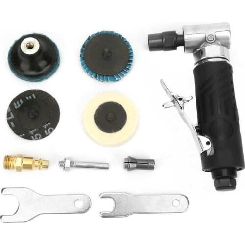 Air Grinder Gun Pneumatic 90 Degrees Angle Grinder 1/4'' BSP Air Grinding Polishing Machine 2000rpm Compressor