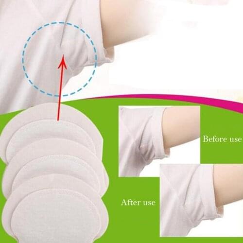 1 Pairs Deodorants Cotton Pads Underarm Armpit Sweat Pads Disposable Stop Sweat Shield Guard Absorbing Anti Perspiration