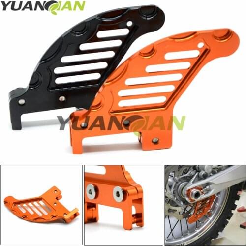 CNC Aluminum Motorcycle Billet Rear Brake Disc Guard For 125 250 350 450 525 530 SX SX-F EXC MXC XCW 2003-2017
