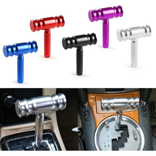 Aluminum Alloy Aircraft Joystick Car Gear Shift Knob Manual Shifter Levers Head