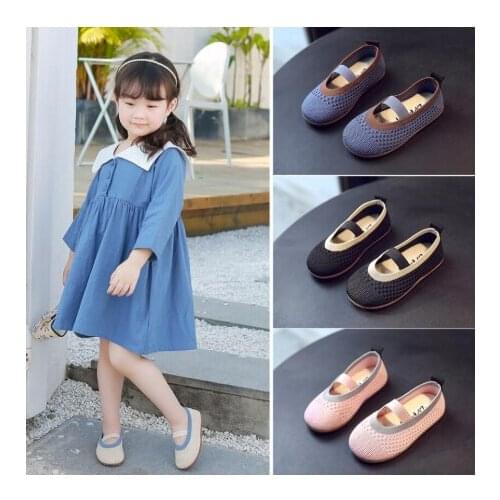 Children Casual Shoes for Girls Sneaker Boys Knit Shoes Summer New Soft Bottom Baby Toddler Flat Kids Casual Socks Shoes