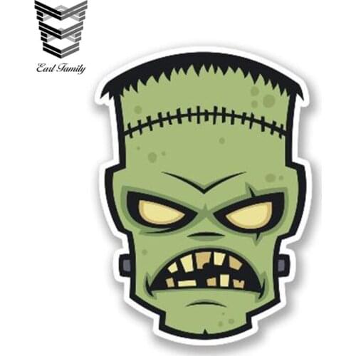 EARLFAMILY 13cm x 7cm Cartoon Zombie Vinyl Decal Graphic Personality 3D Car Styling Accessories Waterproof Car Stickers