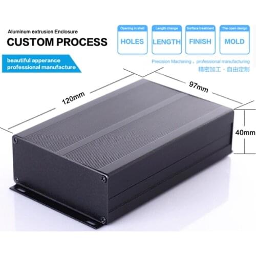 YGS-008 97*40*100mm Aluminum metal enclosure box body for electronic