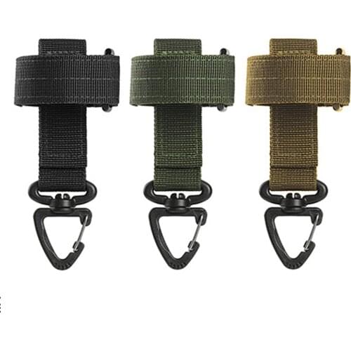 Multi-purpose Glove Hook Military Fan Outdoor Tactical Gloves Climbing Rope Storage Buckle Adjust Camping Glove Hanging Buckle