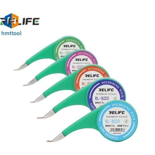 Length 2m Width 1.5mm 2mm 2.5mm 3mm 3.5mm Desoldering Wicks Stainless Steel Mouth For Soldering Solder Remover Desoldering Tool