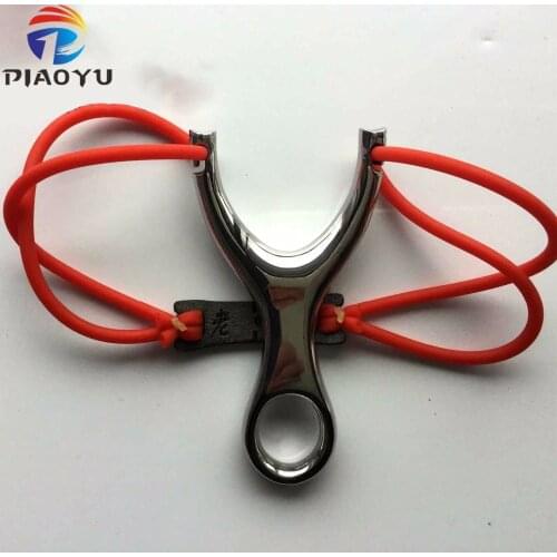 Slingshot Catapult Recurve For Hunting Stainless Steel Slingshots with Rubber Band Outdoor Shooting High Quality