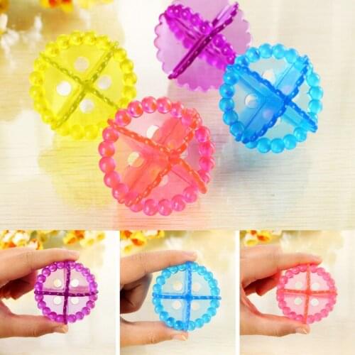 5Pcs/lot Washing Machine Ball Free Shipping Wash Laundry Dryer Fabric Soften Helper Cleaner Magic Laundry Ball