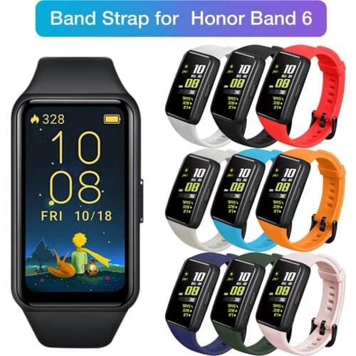 Silicone Strap Wrist Band for huawei honor band 6 Smart Wristband Women Men Replacement Watchband Bracelet for honor band 6