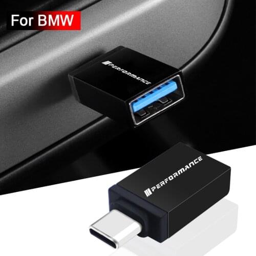 1Pc Car USB type c cable converter charging adapter For bmw F40 F45 F46 G20 G21 G30 G31 G32 F96 G11 G12 G14 G15 G16 LCI