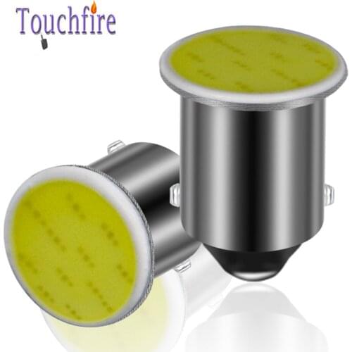 10pcs P21W 1157 Bay15d 1156 BA15S P21W LED Turn Signal Bulb COB Car Interior Light Parking Reverse Back Brake Lamp 12V Wholesale