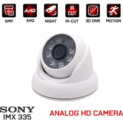 1080P analog hd cameras SONY IMX323/335 2MP/5MP cctv video surveillance security indoor dome ahd camera for home Infrared night
