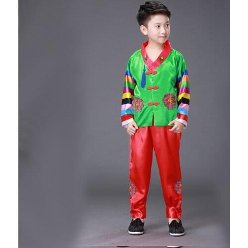 Childrens Hanbok Fashion Western-style Girls Korean Costume Dance Costumes Ethnic Performance Costumes Photography Costumes