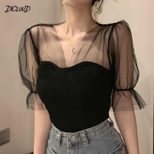 DICLOUD Women's Ruffle Shirts