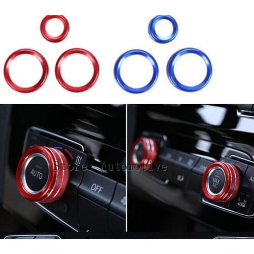 For BMW 3 Series F30 F35 Silver Air Condition Button Cover 2013-2015 High Equipped