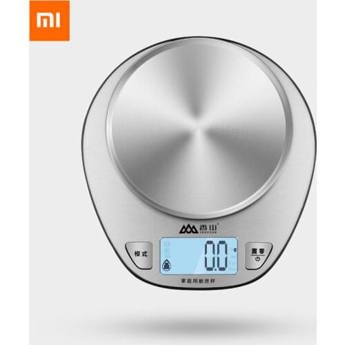 New Xiaomi Mijia Xiangshan Electronic Kitchen Scale EK518 Silver Accurate Weighing Stainless Steel Scale High Precision Sensing