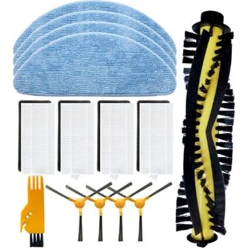 HEPA Filter Mop Rag Cloth Main Brush for Ikhos S15 S14 Create NetBot Robotic Vacuum Cleaner Accessories Parts