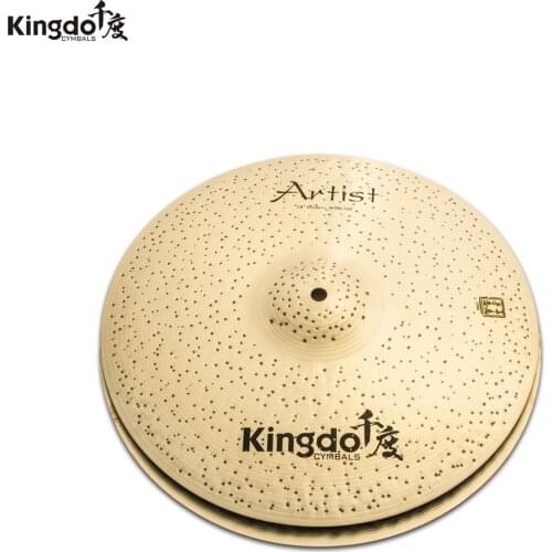 Kingdo B20 handmade Artist modern series 14"hihat cymbals for drums