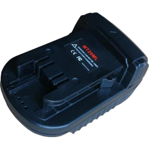 MT20ML Converter Adapter For Makita 18V Li-ion Battery BL1830 BL1860 BL1815 Used on Milwaukee M18 Lithium Battery Tool