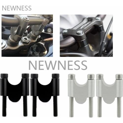 Motorcycle Handlebar Riser Bar Mount Handle Clamp Universal 22mm 7/8" For BMW R1200gs Honda VTX1800 GSXR600 750 Suzuki Boulevard