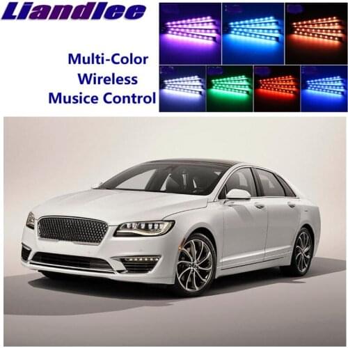 LiandLee Car Glow Interior Floor Decorative Seats Accent Ambient Neon light For Lincoln MKZ MK2 2013~2019