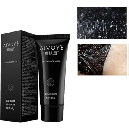Facial Blackhead Remover Mask Cream Skin Care Shrink Pores Acne Black Head Removal Nose Cleansing Purifying Peel Type Mask