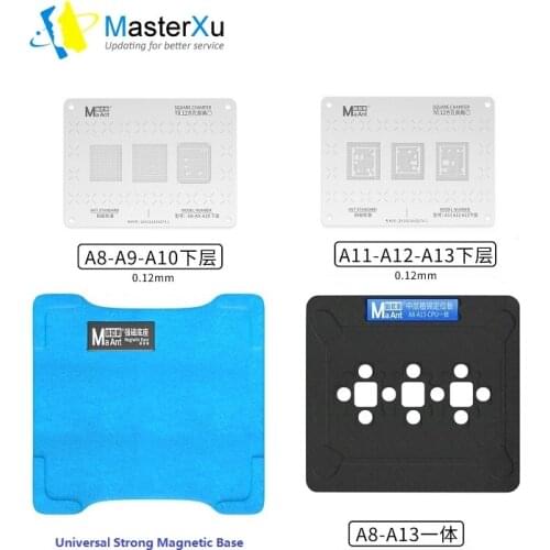 MaterXu MaAnt Reball Kit for iPhone CPU A8 A9 A10 A11 A12 A13 Planting Tin As Qianli Amaoe