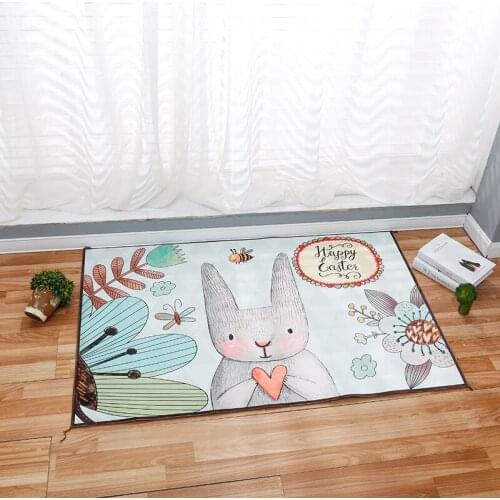 Cute Rabbit Mat Cartoon Entrance Door Entrance Hall Carpet Mat Kitchen Bedroom Bathroom Door Slip-proof