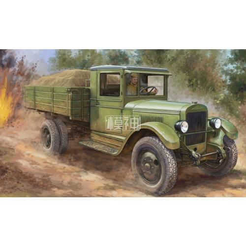 Military Assembly Model, Military Vehicle, Chariot, Armored Vehicle, 1/35, Russian ZIS-5, Transport Truck, 83885