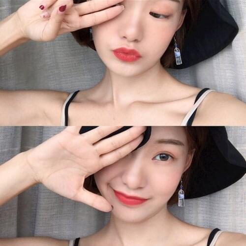 Fashion Creative Simulation of Mineral Water Bottles Earrings Cute Handmade Earrings Womens Jewelry Korean Earrings for Women