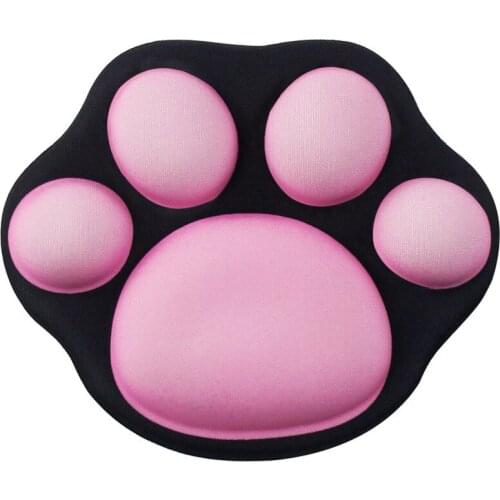 Cute Cat Claw Small Wrist Pad Mouse Support Mouse Hand Pad Cartoon Creative Cute Silicone Office Hand Pillow Soft