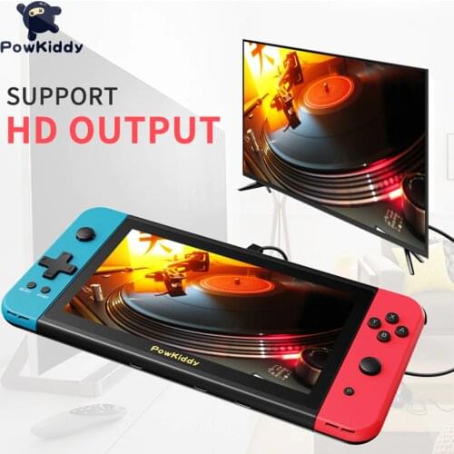 Powkiddy X2 Game Console 7-inch IPS Screen HDMI-compatible Game Console 11 Eimulator PS1 Retro Arcade Handheld Game Player