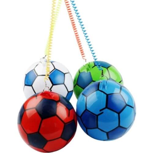 New Inflatable Football With String Sports Kids Toy Ball Juggling Ball Outdoor