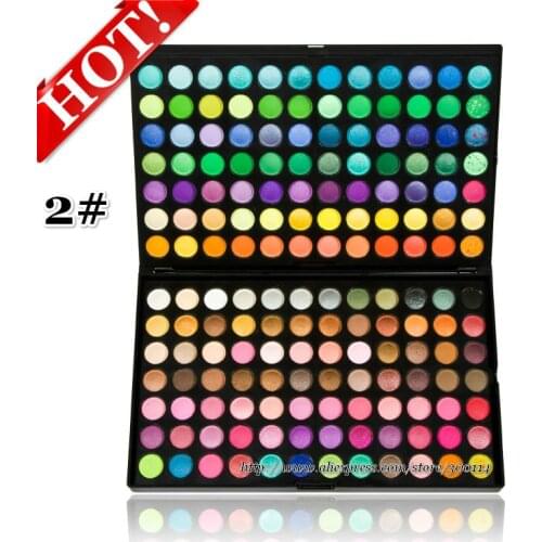 Wholesale professional 168 colors shimmer Matte eye beauty make up kit eyeshadow makeup Palette Set 24sets/lot free EMS shipping