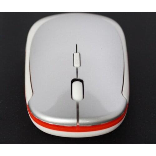 Popular U-Shaped Ultra Slim 2.4GHz Wireless Mouse 800/1600DPI Optical Mouse For Computer Laptop Practical Wireless Gaming Mouse