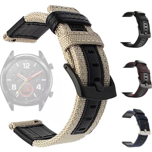20 22mm Leather Watchband Strap for Huawei Honor Magic 2 46 46mm/Dream/2e gt2 gt Bracelet Band Replacement Wristband WATCH 2 Pro