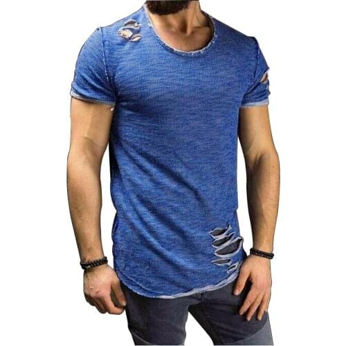 SDPRUS Men's Plain T-shirts