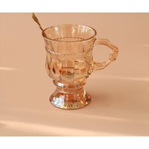 Juice Drinking Glasses Heavy Glass Cup for Beverage Ice Tea Cups Home Kitchen Entertainment Glassware for Water Milk Beer
