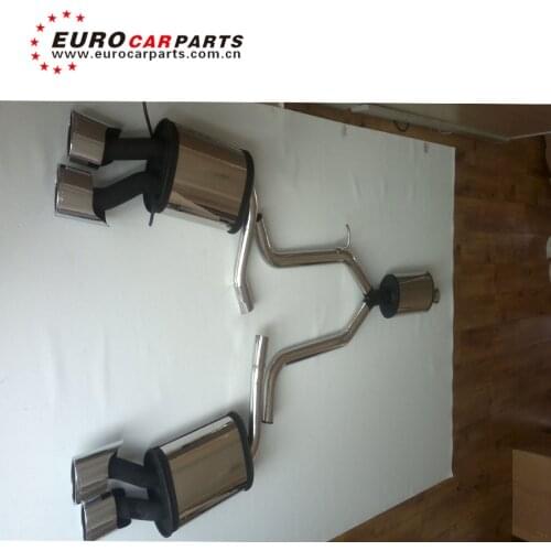C class w204 C63 stainless steel exhaust system for w204 C63 muffler tips
